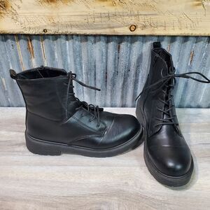 Black Rogue Helium Boots Zippered Shoes Size 10